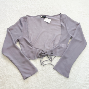 White Fox Long Sleeve Top Size Medium P0341
