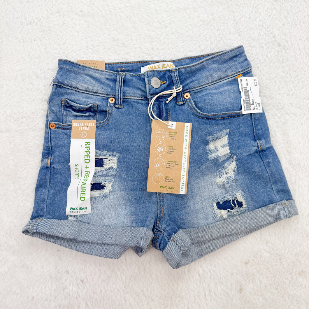 Wax Jeans Shorts Size Small P0143