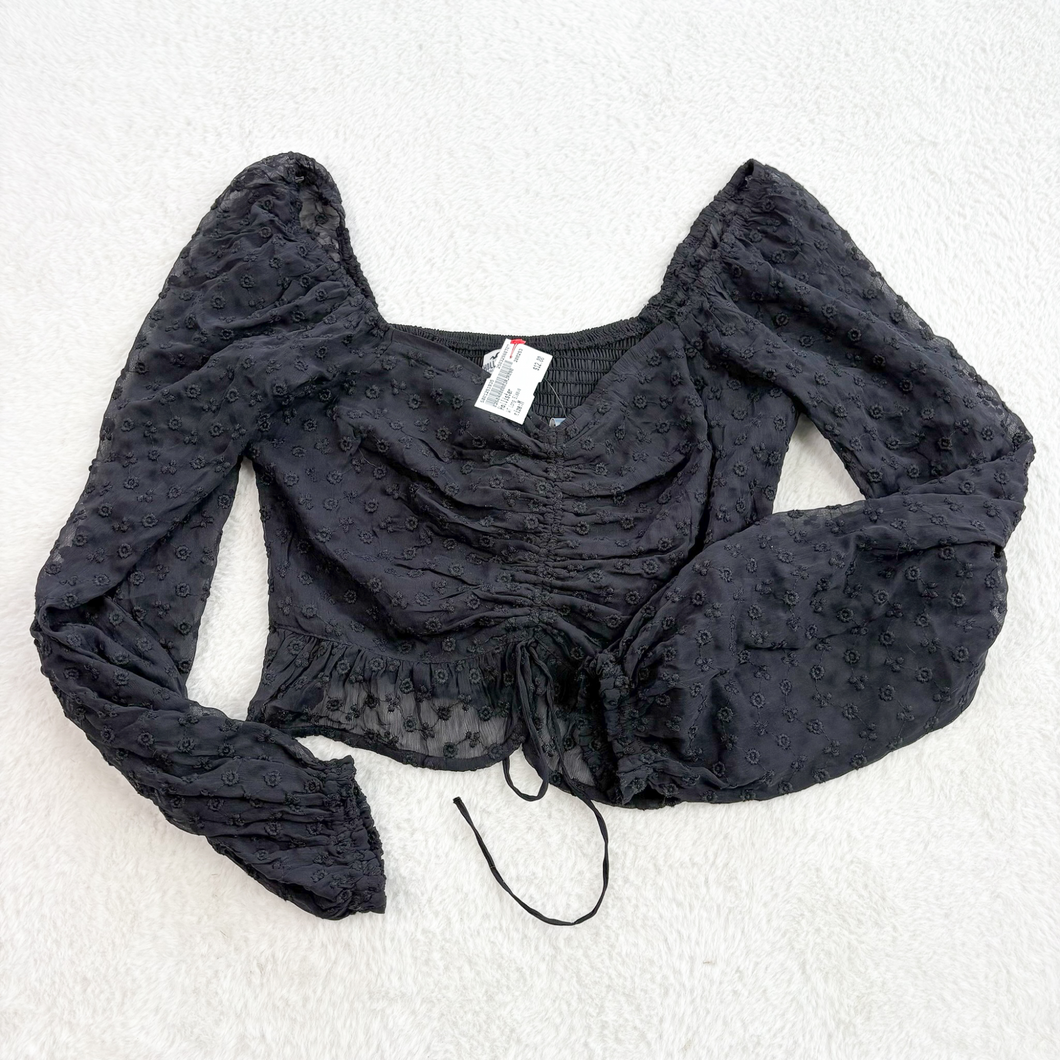 Hollister Long Sleeve Top Size Medium P0209