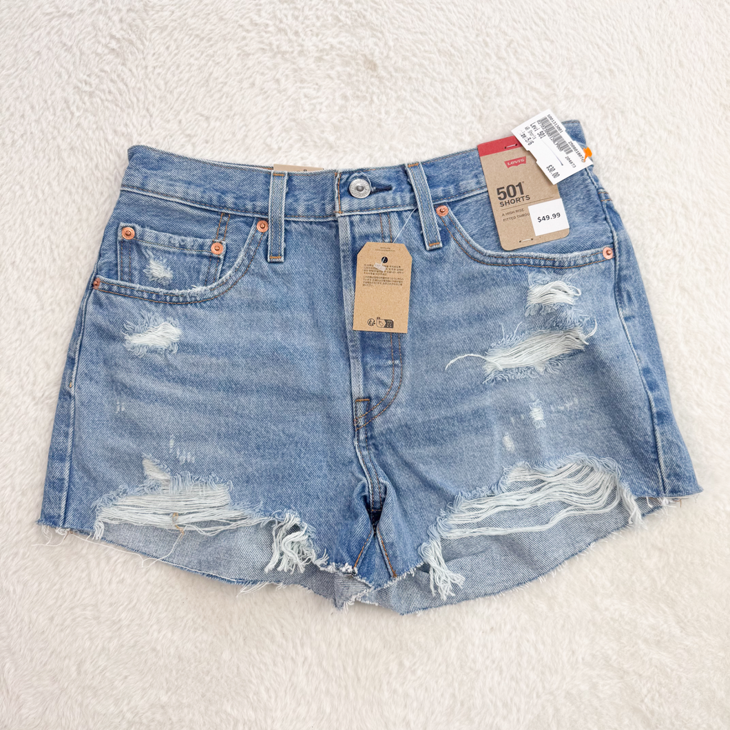 Levi 501 Shorts Size 5/6 P0133