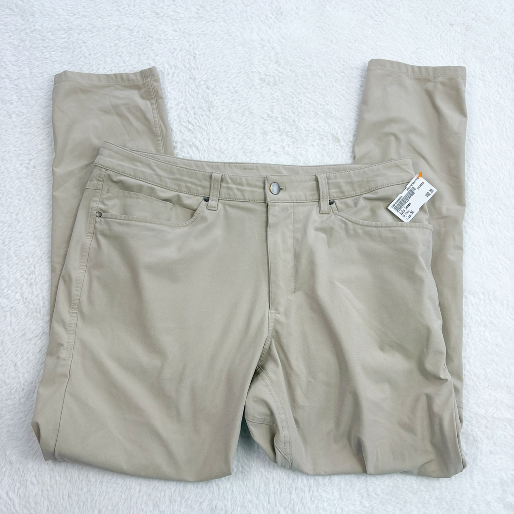 Lulu Lemon Khakis Size 34 *