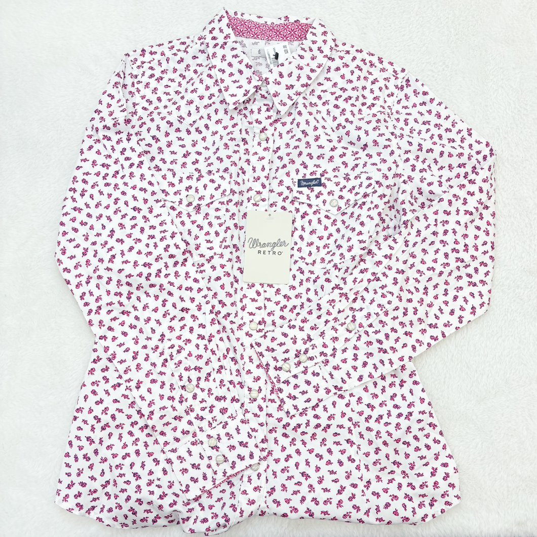 Wrangler Long Sleeve Top Size Medium P0516