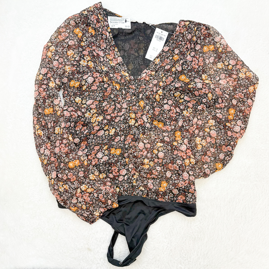 Abercrombie & Fitch Long Sleeve Top Size Medium P0347