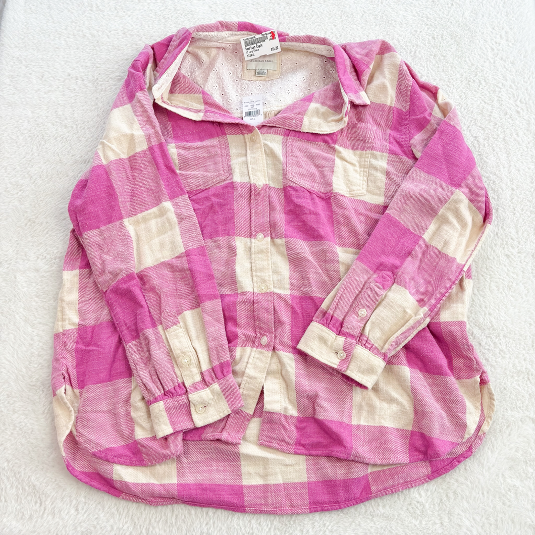 American Eagle Long Sleeve Top Size Large *