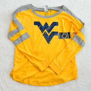 WVU Colosseum Long Sleeve T-Shirt Size Medium P0579