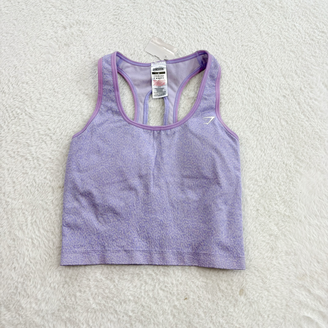 Gym Shark Athletic Top Size Medium P0243