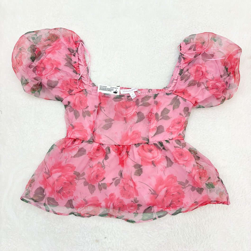 Short Sleeve Top Size Small P0104