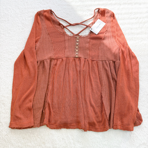 Long Sleeve Top Size Medium P0034