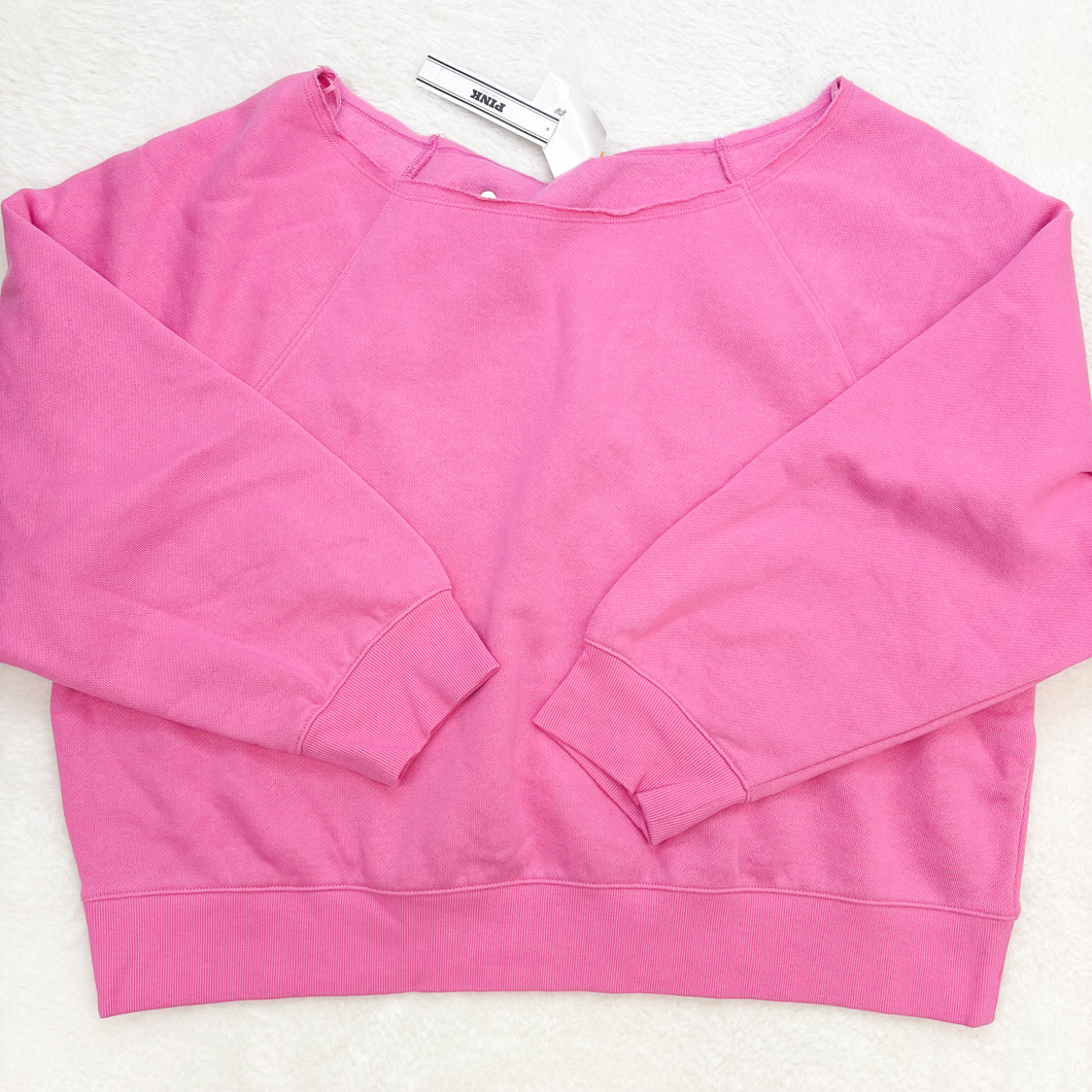 Pink By Victoria's Secret Sweatshirt Size Extra Large P0488