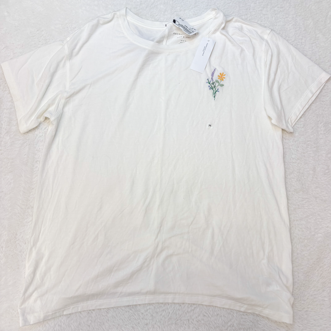 American Eagle Short Sleeve Top Size Medium P0561