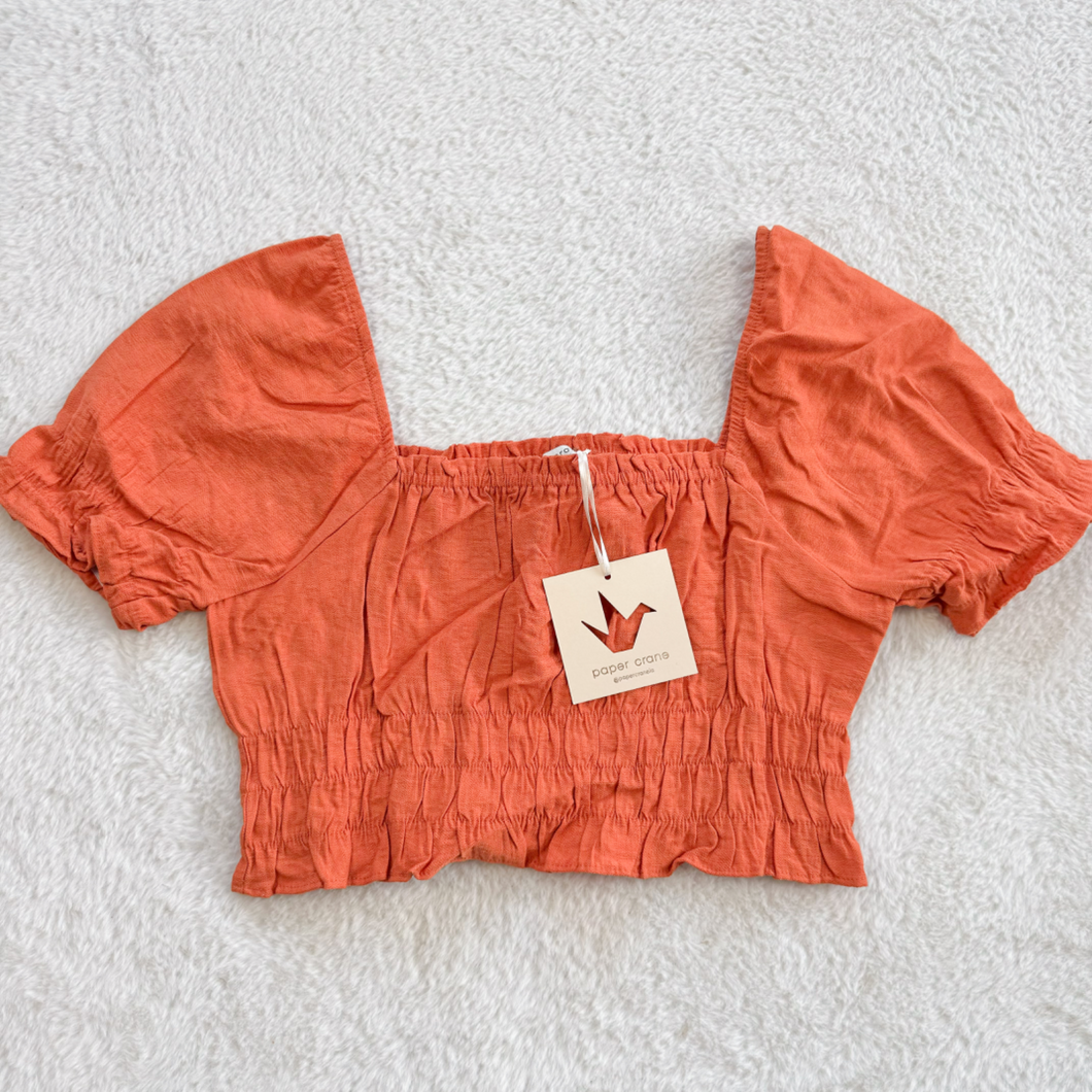 Paper Crane Short Sleeve Top Size Medium P0073