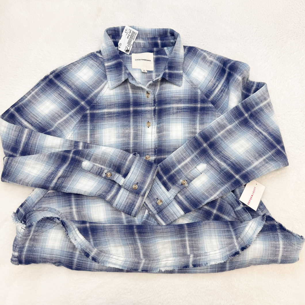 Lucky Brand Long Sleeve Top Size Medium P0454