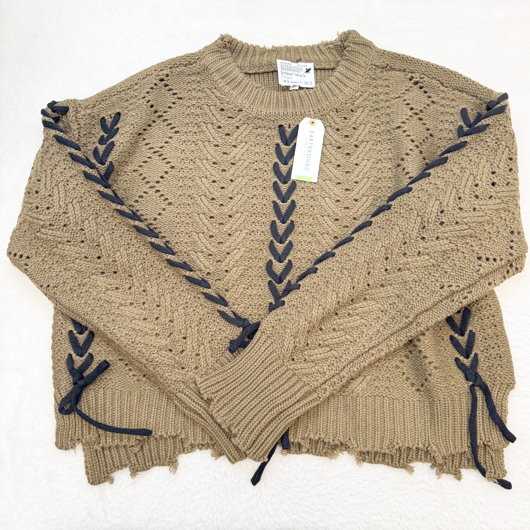 Earthbound Trading Co Sweater Size Extra Large P0537