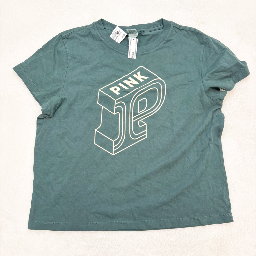 Pink By Victoria's Secret T-Shirt Size Large P0144