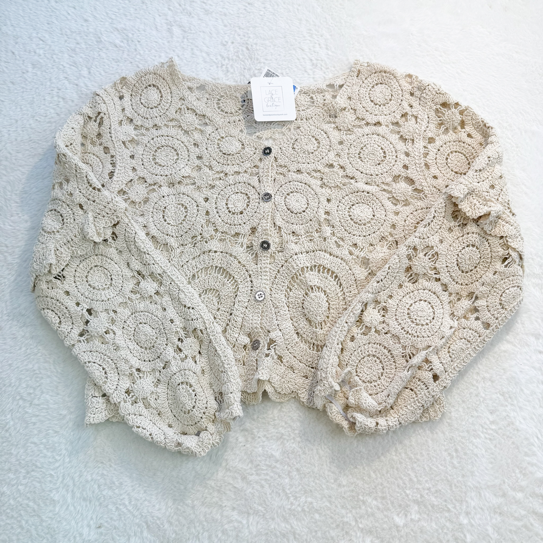 Pol Long Sleeve Top Size Large P0212