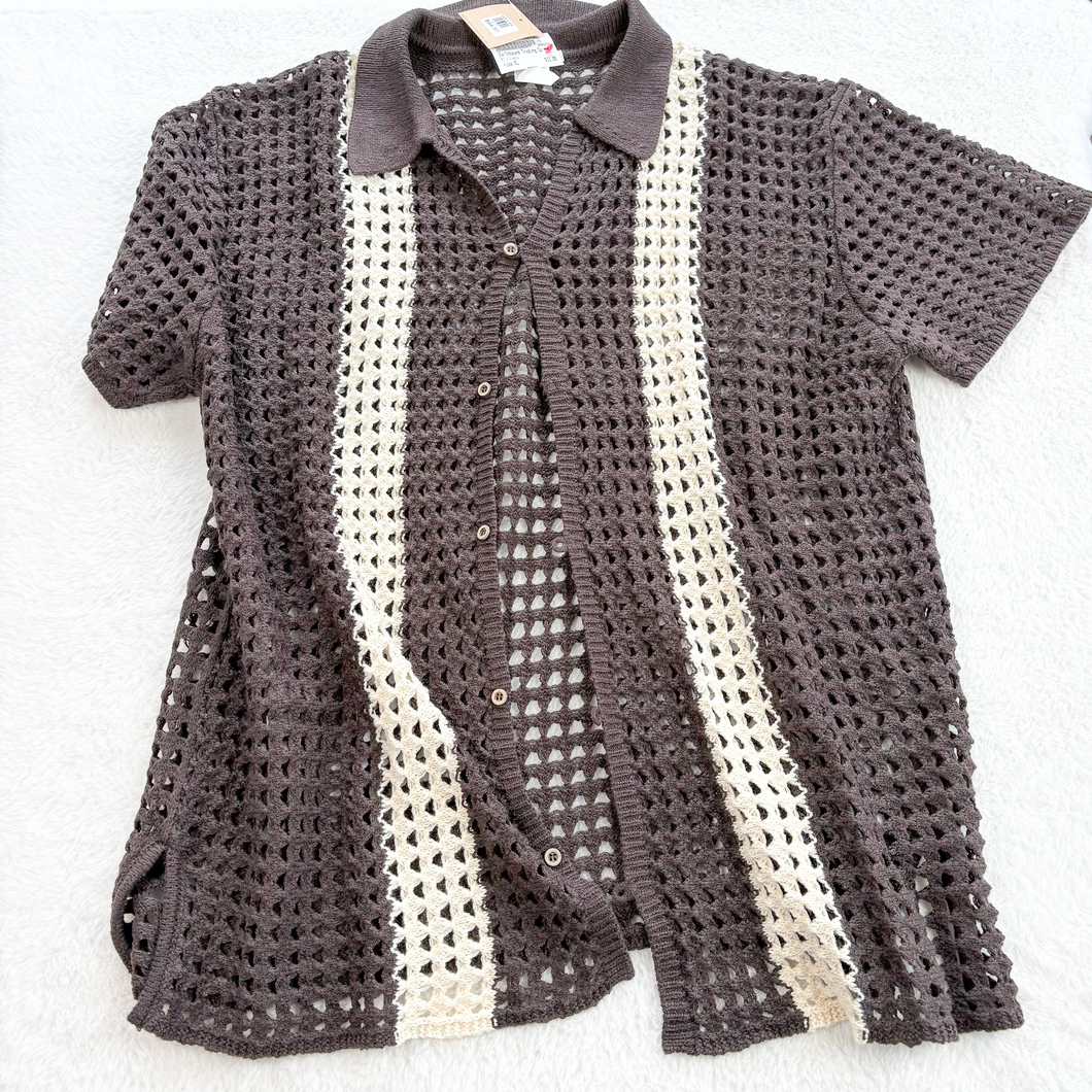 Earthbound Trading Co Short Sleeve Top Size Extra Large P0209