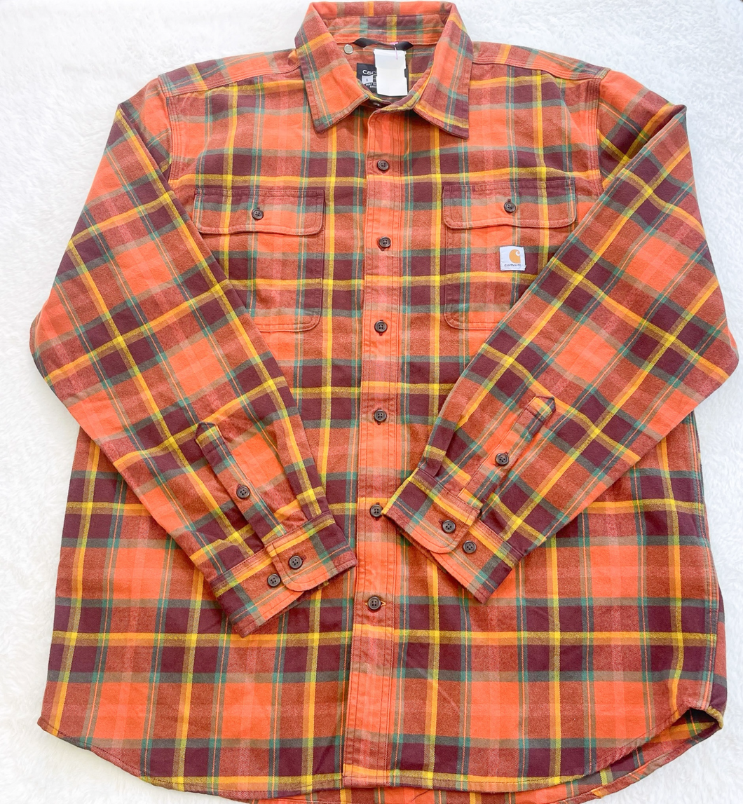 Carhartt Button Up Top Size Large P0129