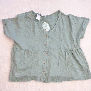 Mittoshop Short Sleeve Top Size Large P0243
