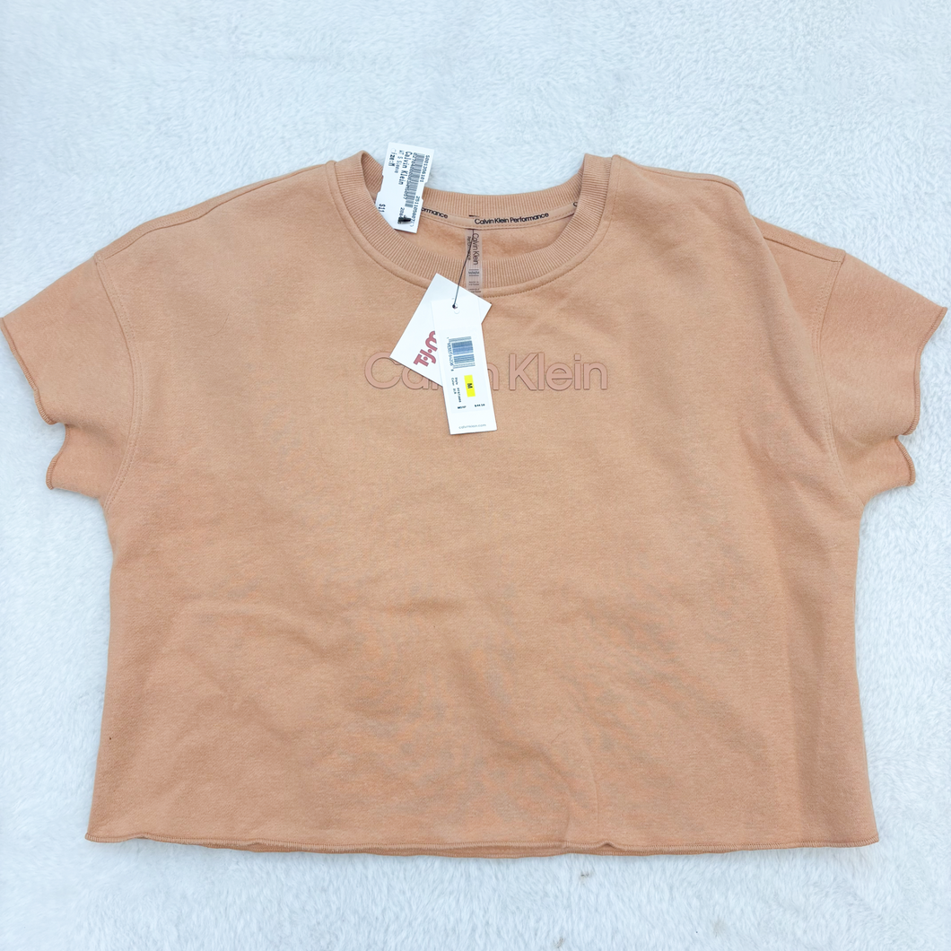 Calvin Klein Short Sleeve Top Size Medium P0516