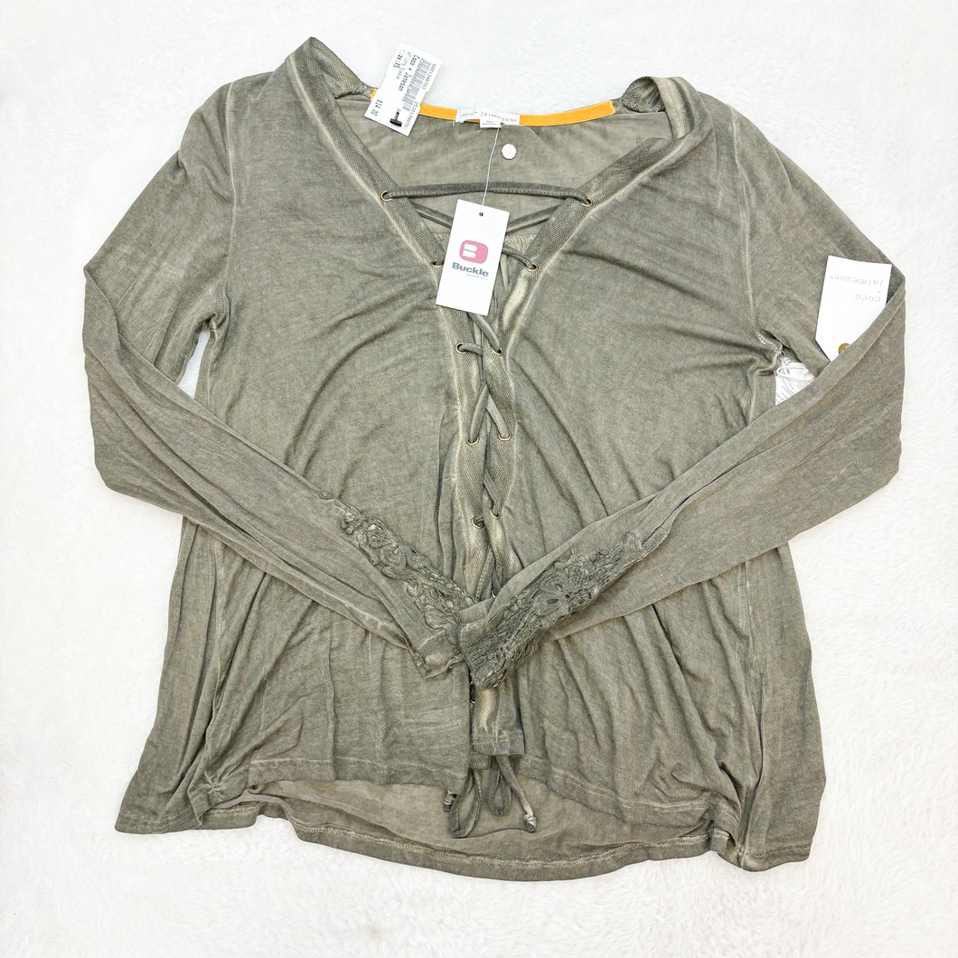 Coco + Jameson Long Sleeve Top Size Extra Small P0347