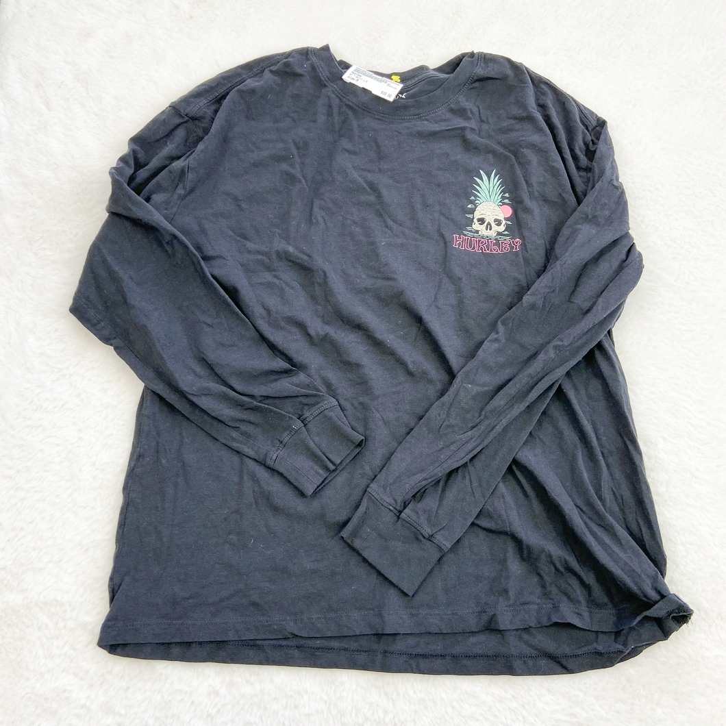 Hurley Long Sleeve T-Shirt Size Medium P0355